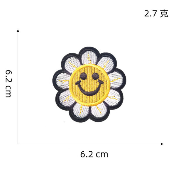 oly-3104833225412e20925d04a894ee6fe2 Wholesale Embroidery Sunflower Patch 10 Pcs DIY Clothing Sticker Trendy Gift