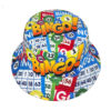 oly-3112e8d9e659f17df101d2e8c0709a2b Wholesale Alphabet Print Bucket Hat Unisex Double Sided Sun Protection Everyday Casual