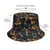 Wholesale Chic Snake Print Fisherman Hat Double Sided Sun Protection Unisex Summer Hat for Resale