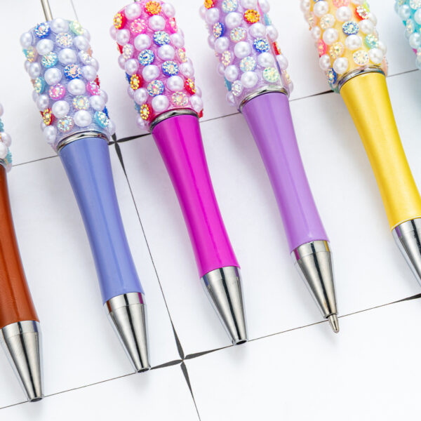 oly-313d723292a39e1e2ad6481e678d3fec Wholesale DIY Beaded Pen Multicolor Pearl Gradient for Office Stationery and Gifts
