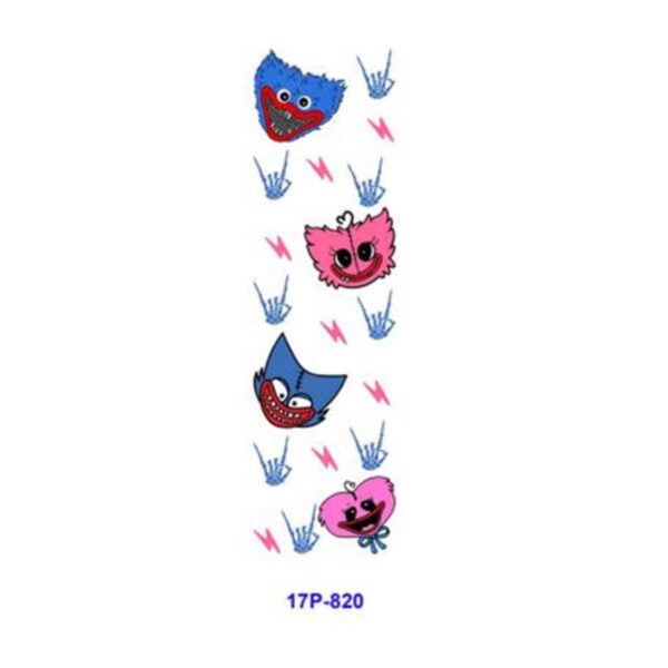 oly-315db6285ba0766898579e533bdb266b Wholesale 2/8/16pcs UV DTF Stickers Goth Theme Creepy Plush Monster Patterns Pen and Bookmark Stickers