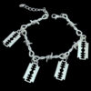 oly-316400579b4d4f63a3588ea7556c9028 Wholesale Punk Style Bracelet Set Zinc Alloy Star Razor Cross Unisex Jewelry Boutique Resale
