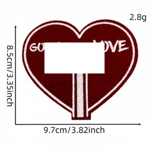 Cartoon English Cloth Patch #6