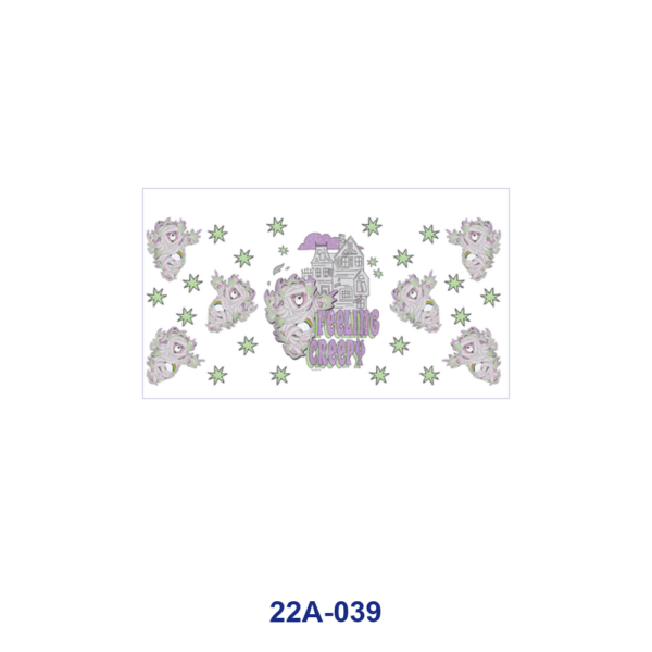 oly-317099322c5d4f61ecefb3c7af18f1c9 Wholesale 5pcs Multicolor Cartoon Bear Rainbow Sun Star Halloween Ghost Skull Mixed Graphic 16oz Cup UV DTF Wraps OLY Exclusive