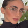 Wholesale Retro Oval Metal Sunglasses Stylish Fashion Accessory for Women