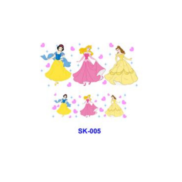 Wholesale 8pcs Watercolor Fairytale Maiden Heart Snow Coral Musical Decor Mini Cup Keychain Sticker OLY Exclusive