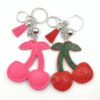 Wholesale Rhinestone Cherry Keychain with Tassel, Fashion Decorative Bag Charm, Boutique Resale Gift