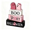 Wholesale Wooden Halloween Ghost Ornament Decorative Accent for Party Home Resale