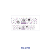 oly-31a0bdd61386f616e07b317c1f5186bb Wholesale 8pcs Kawaii Cartoon Bow Floral Print 3oz Cup Stickers Wrap OLY Exclusive
