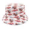 Wholesale London Print Retro Love Heart Bucket Hat Sun Protection Hat for Men Women