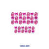 oly-31bcb1cc7e10ead4f67701beadc64c74 Wholesale 2/4/8pcs Christmas Santa Bow Mini Cup Keychain Sticker