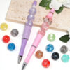oly-31cce3b26fff7fcd1ed4bd3b410c084c Wholesale Resin Glitter Love Heart Beads 16mm DIY Phone Charm Accessory