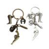 oly-31dbe3a6d97d6ffdc0c864f6bec6b58d Wholesale Western Cowboy Keychain with Hat and Boots Silver Alloy Fashion Accessory for Key or Bag