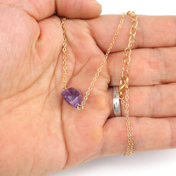 Wholesale Natural Agate Pendant Necklace Cross Chain Handmade Fashion Jewelry Accessory
