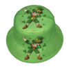 Wholesale Clover Print Bucket Hat Sun Protection Party Accessory for Resale