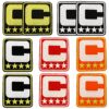 oly-31fbc85be65231b91b58eef1cdf424b8 Wholesale Square Adhesive Embroidered Patches Star C Logo Set of 10 for Decorative Accent