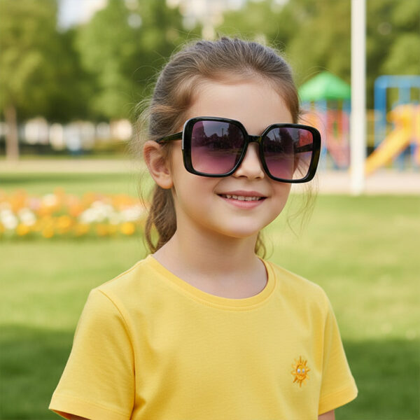 oly-321c1660f1859d53e71a1bed9bf4a17e Wholesale Children's Square Sunglasses UV400 Sun Protection with Ring Detail Trendy Kids Fashion Accessory