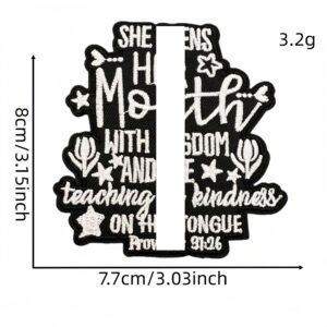 English cloth sticker 6#