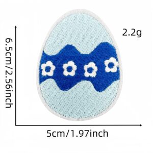 Easter egg cloth stickers 2#