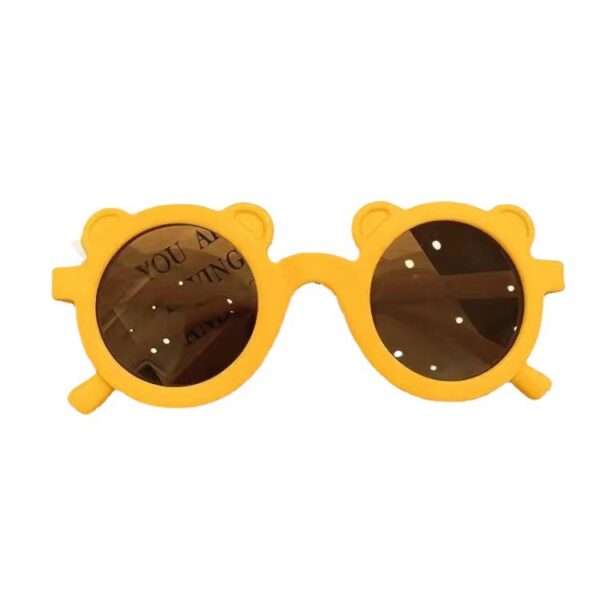 Wholesale Cute Cartoon Bear Kids Sunglasses Little Bear Yellow UV400 Travel Gift Fashion Accessory