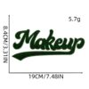 oly-324cbde22cc686339ca268a902746f13 Wholesale Fashion English Letter Embroidered Patch Polyester Thread for Baggage Accessory