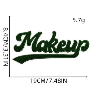 English text cloth embroidery 3#