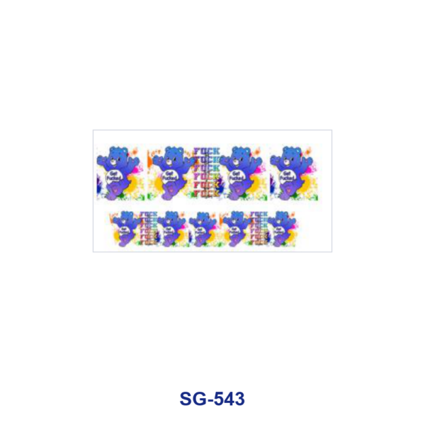 Wholesale 8pcs Whimsical Doodle Bear 3oz Tumbler Stickers Wrap OLY Exclusive