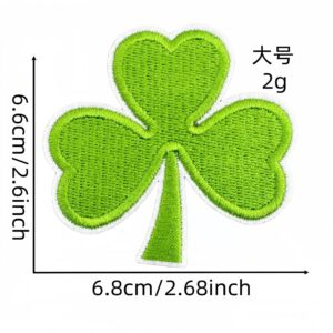Green leaf large cloth sticker 21#