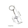 Wholesale European Style Cross Keychain Zinc Alloy Car Key Accessory Fashion Bag Charm