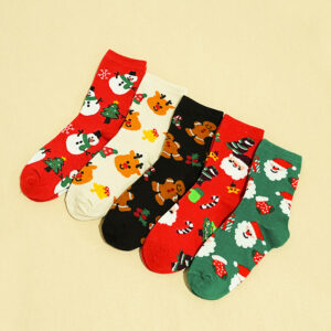 oly-3288098d22e00f4dc48e42681e27e90d Wholesale Autumn and Winter Trendy Christmas Socks Santa Claus Elk Snowman Gingerbread Man Cartoon Mid Calf Socks Cross Border Foreign Trade