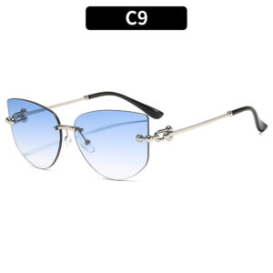 C9-silver frame gradually blue film