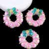 oly-32b40b6578ce53437573c7629bcfd392 Wholesale Christmas Wreath Bow Tie Style Epoxy Plastic DIY Phone Key Bag Accessory Boutique Resale