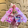 Wholesale Alarm Clock Design Acrylic Keychain Bag Charm Decorative Gift for Resale OLY Exclusive
