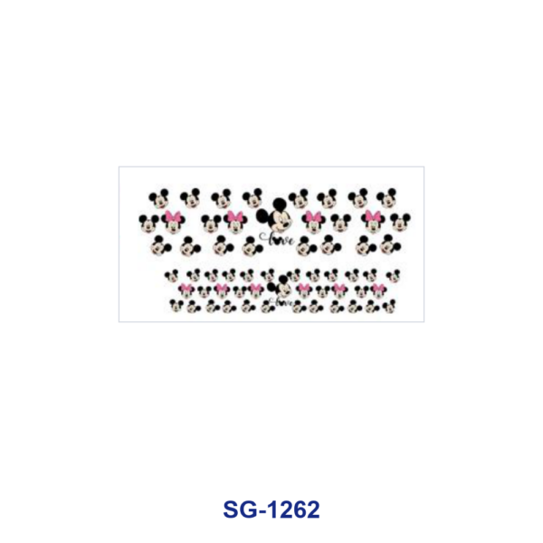 oly-32d5c711590c00c32f287c1bdb283926 Wholesale 8pcs Mixed Black White Cartoon Mouse Pink Bow White Cat Blue Alien Creature Berry Cartoon Girl Donut Print 3oz Cup Stickers Wrap OLY Exclusive