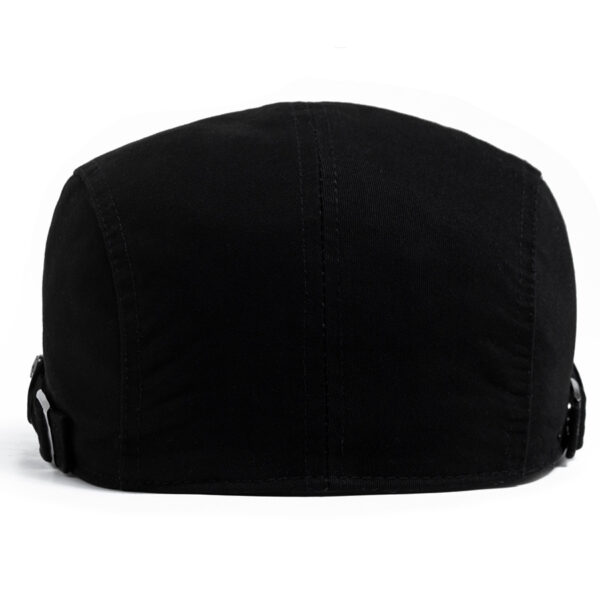 oly-32d932414518a4d9933266f1734d3cba Wholesale Men's Cotton Beret with Star Embroidery Summer Sun Hat Adjustable
