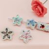 oly-32dac249c539db691fd2acdf93189492 Wholesale Double Sided Star Alloy Beads Black for DIY Bracelet Keychain Fashion Car Key Accessory