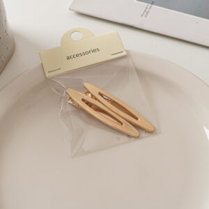 8# thin oval-empty-Gold -6cm