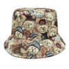 oly-331a51de3b1e917f92184c96839e69bd Wholesale Smiling Bear Pattern Fisherman Hat Stylish Sunscreen Hat for Daily Use