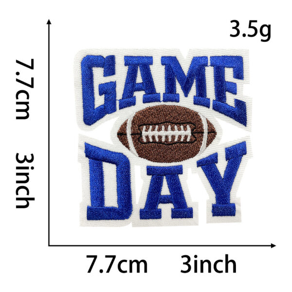 oly-33290921afcb86d4b7abaa4660d90b2c Wholesale Football Gameday Embroidery Patches 9 Styles DIY Iron-On Applique for Coats Chic Gift