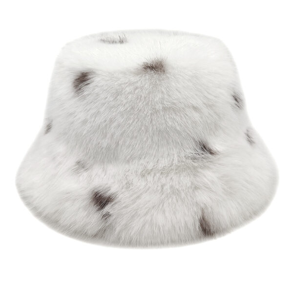 Wholesale Trendy Faux Fur Bucket Hat Women's Winter Warm Cap Fashion Accessory Gift