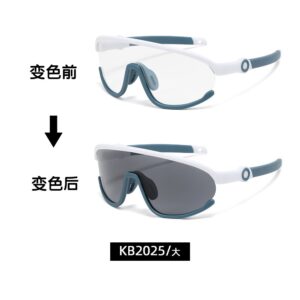 Large size-kb2025c10 white and blue frame color changing film