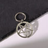 oly-33362ccf9d933b290a07364b2ddf1b1f Wholesale Zinc Alloy Retro Pentagram Keychain Pendant Stylish Car Key Accessory Bag Charm