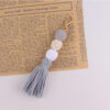 Wholesale Handmade Bohemian Crochet Tassel Keychain Fashion Accessory Gift for Birthday