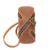 Wholesale Retro Crazy Horse Leather Key Pouch Multifunctional Cowhide Zipper Coin Purse for Everyday Carry Boutique Resale