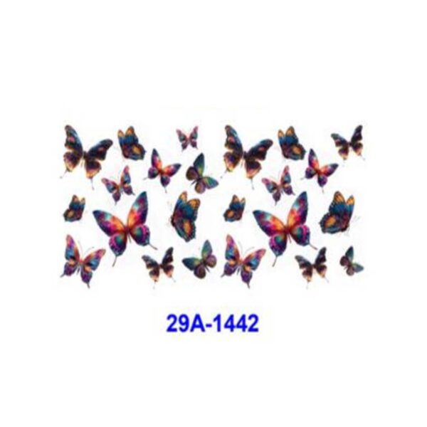 Wholesale 16oz Colorful Butterfly Cup DTF Wraps