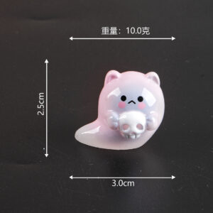 Skull pink ghost