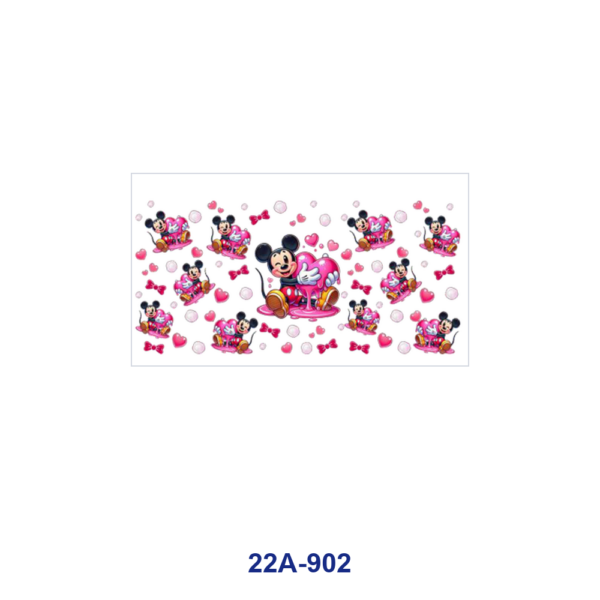 oly-336bbc98a387fdb9ac7be284473e1bb5 Wholesale 5pcs Dreamy Cute Cartoon Princess Mouse Alien Character Heart Flower Apple Bone Mixed Decor Prints 16oz Cup UV DTF Wraps OLY Exclusive