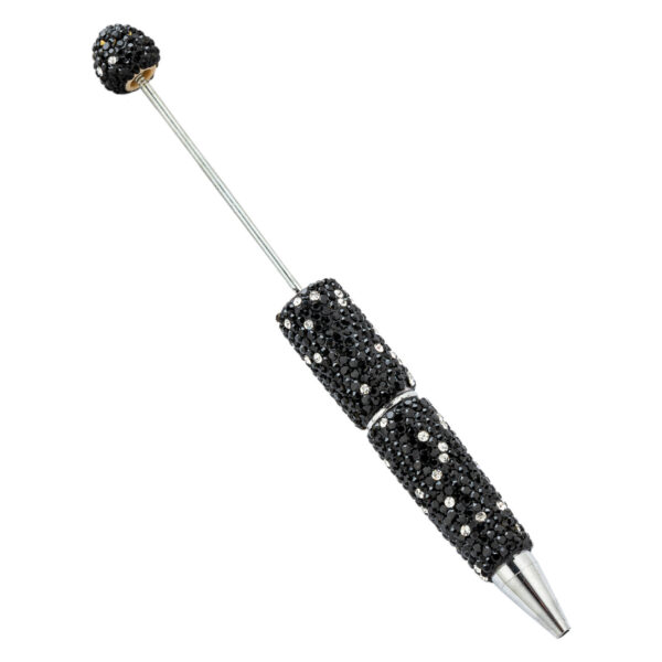 oly-3371107eb411808634ec33b2169196ad Wholesale DIY Rhinestone Beaded Pen Multi Color Plastic Ballpoint for Gift Office