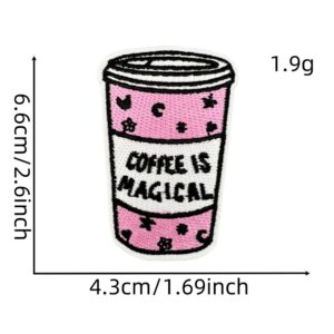 Pink cartoon cloth sticker 11#