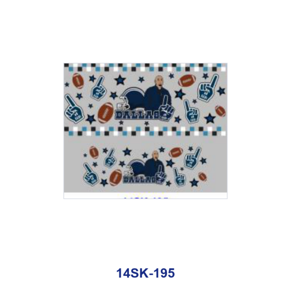 oly-33918f019993b6fcaee06853ea0c3df5 Wholesale 2/4/8pcs Football Theme Mini Cup Keychain Sticker